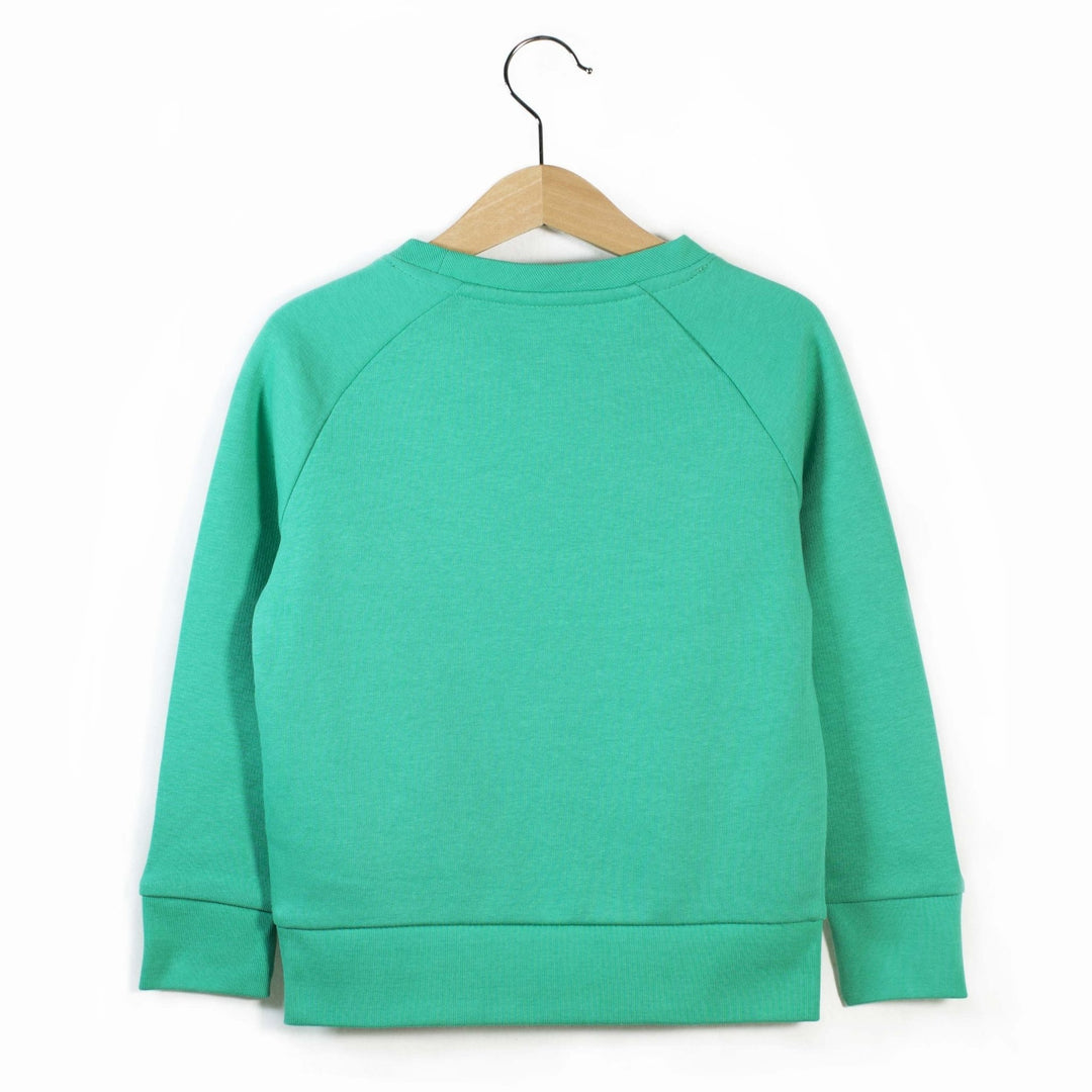 The Numbers - 3 Green Sweatshirt - Sweet Maries Party Shop