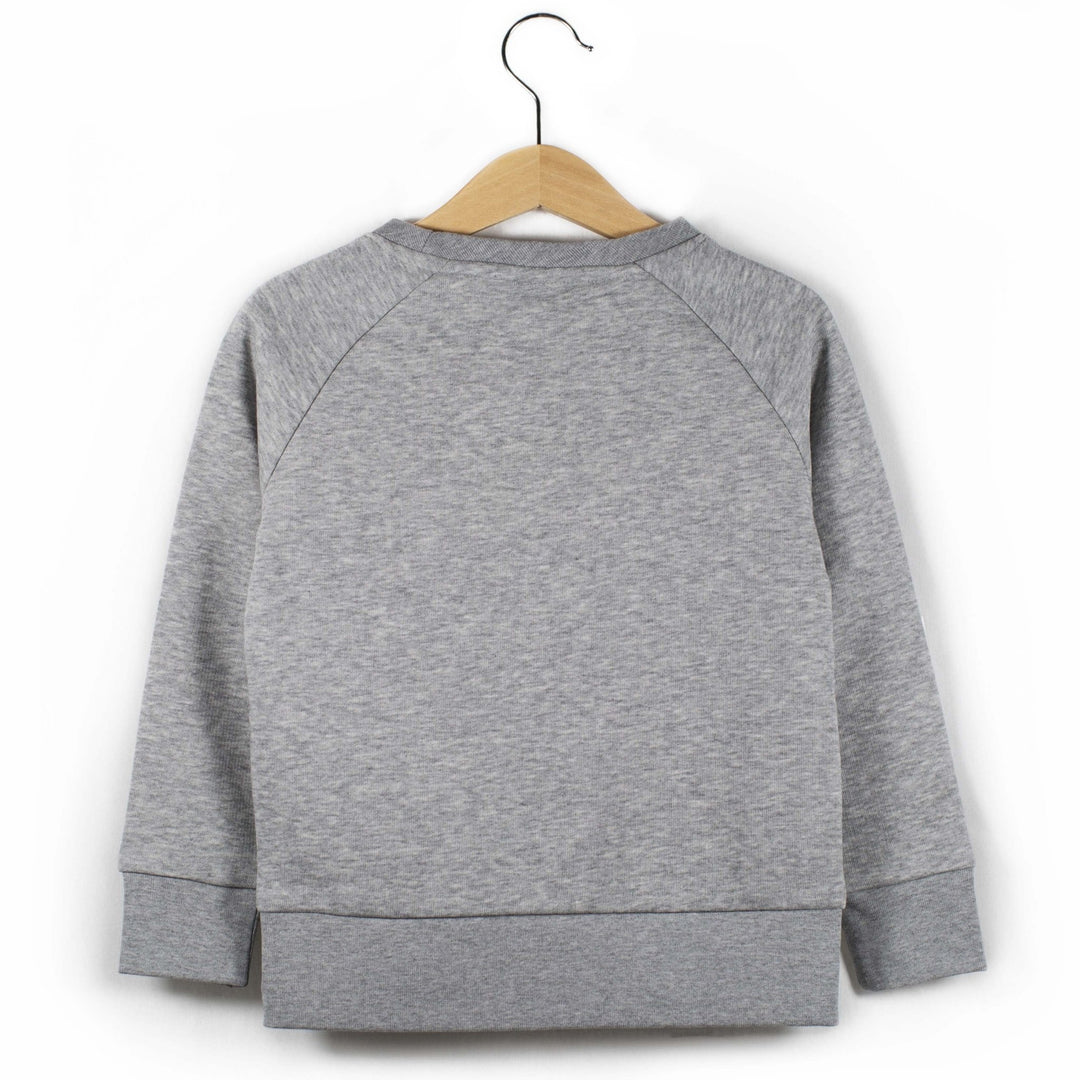 The Numbers - 3 Grey Sweatshirt - Sweet Maries Party Shop