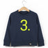 The Numbers - 3 Navy Sweatshirt