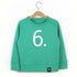 The Numbers -  6 Green Sweatshirt