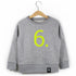 The Numbers -  6 Grey Sweatshirt