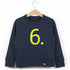 The Numbers - 6 Navy Sweatshirt