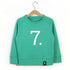 The Numbers -  7 Green Sweatshirt
