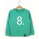 The Numbers - 8 Green Sweatshirt - Sweet Maries Party Shop