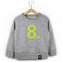 The Numbers -  8 Grey Sweatshirt