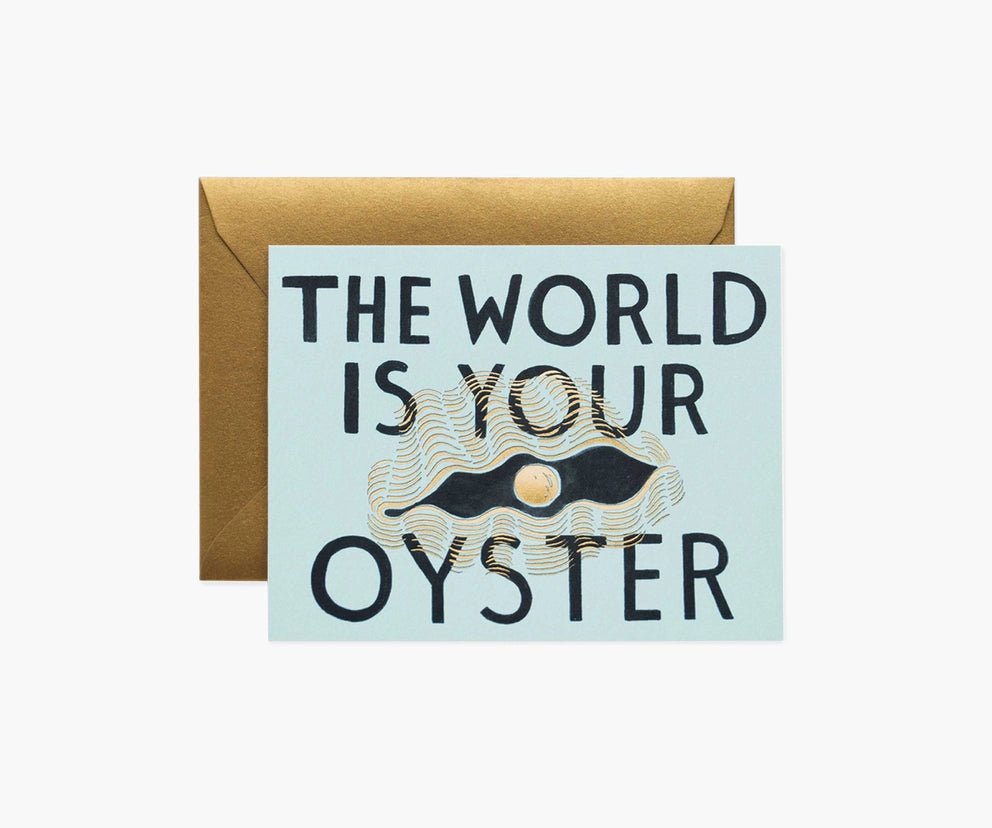 The World Is Your Oyster <br> by Rifle Paper Co. - Sweet Maries Party Shop