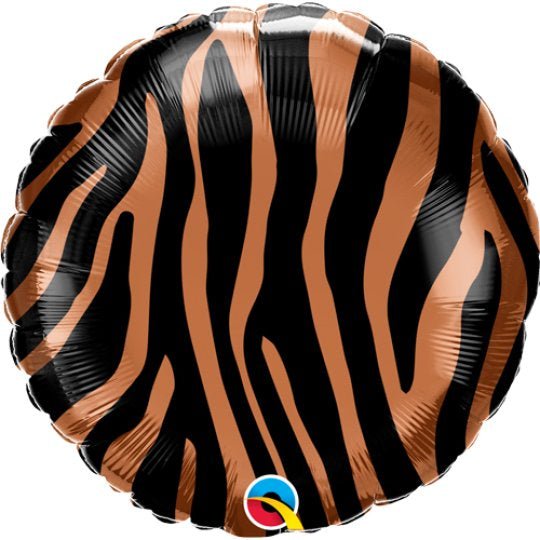 Tiger Stripes <br> 18” Foil Balloon - Sweet Maries Party Shop