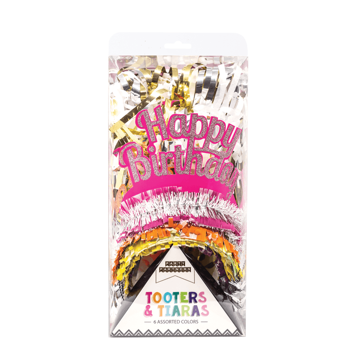 Tooters and Tiaras <br> Asst. Colours (12pc) - Sweet Maries Party Shop