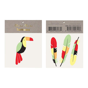 Toucan <br> Tattoos - Sweet Maries Party Shop