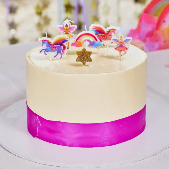 Unicorn Princess <br> Candles (6) - Sweet Maries Party Shop