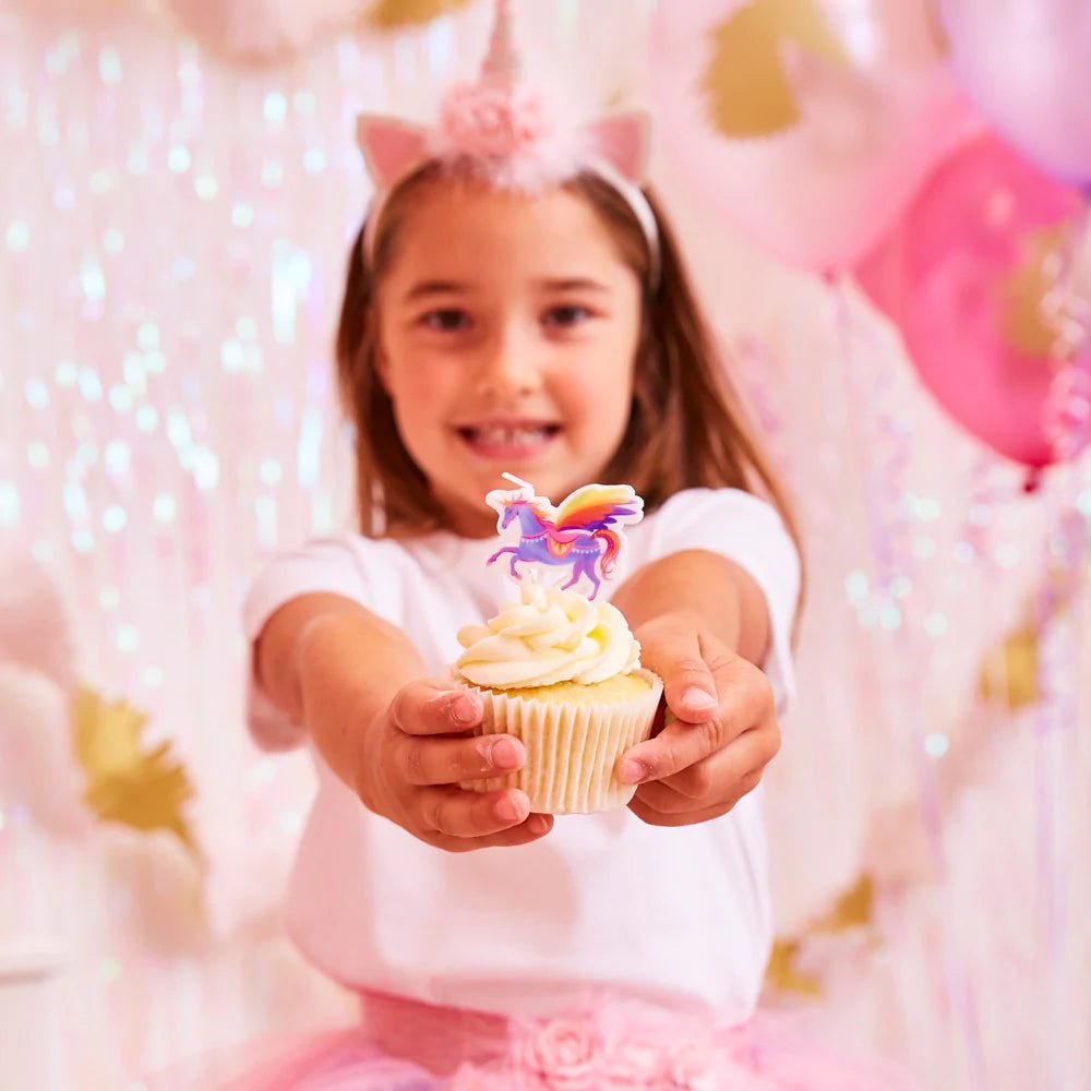Unicorn Princess <br> Candles (6) - Sweet Maries Party Shop
