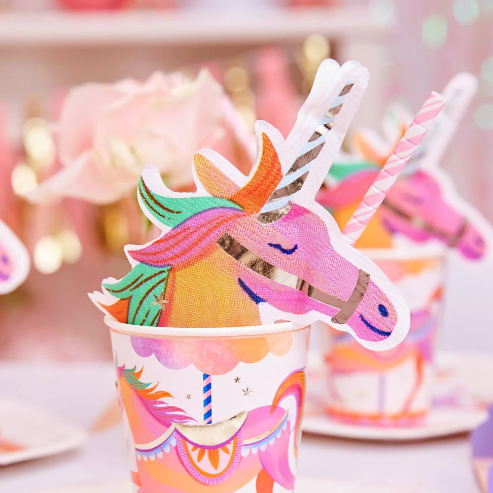 Unicorn Princess <br> Paper Napkins (16) - Sweet Maries Party Shop
