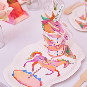 Unicorn Princess <br> Paper Plates (8) - Sweet Maries Party Shop