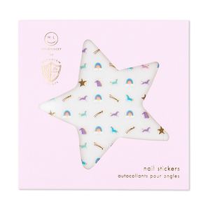 Unicorn + Rainbows <br> Nail Stickers - Sweet Maries Party Shop