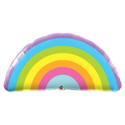 Uninfalted Pastel Rainbow Balloon (36"/91cm) - Sweet Maries Party Shop