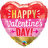 Valentine’s Day Arrow Stripes <br> Heart Balloon