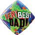 Very Best Dad <br> 18” Inflated Balloon