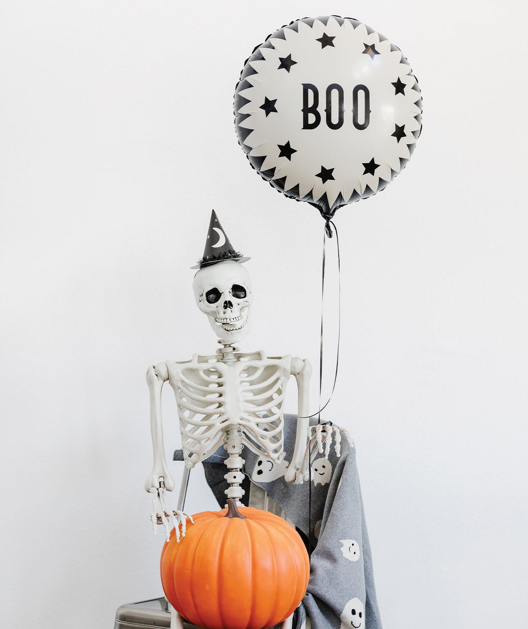 Vintage Halloween Boo <br> Mylar Balloon - Sweet Maries Party Shop