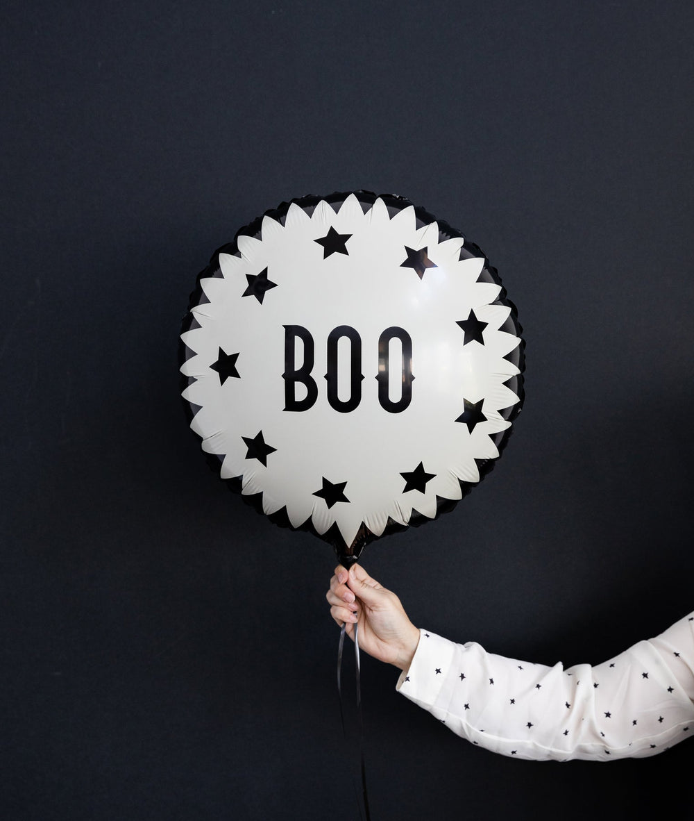 Vintage Halloween Boo <br> Mylar Balloon - Sweet Maries Party Shop