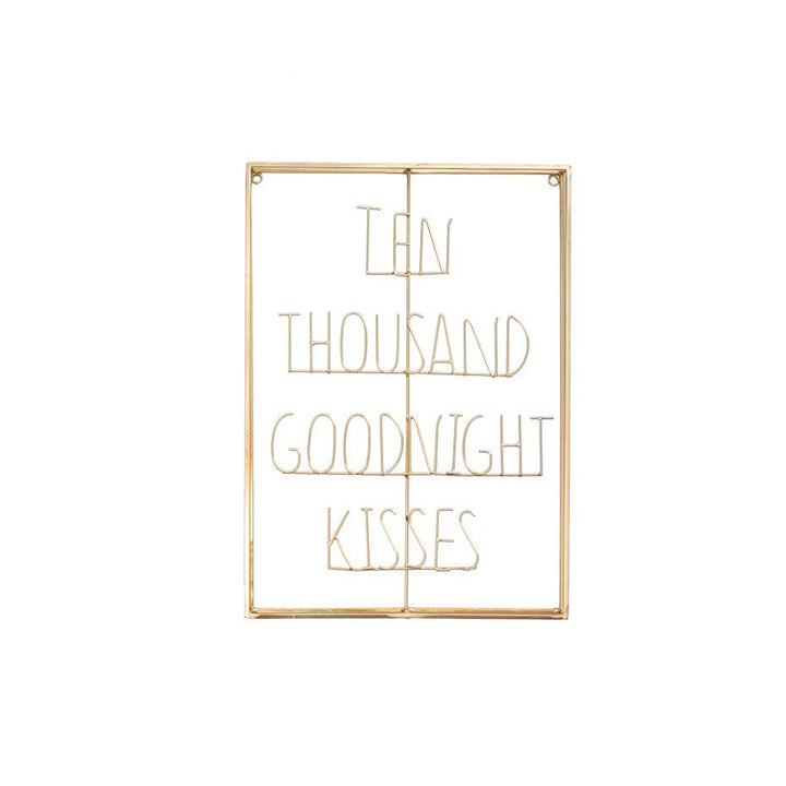 Wall Art : Ten Thousand <br> Goodnight Kisses - Sweet Maries Party Shop