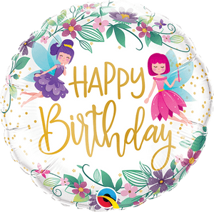 Wild Flower Fairies <br> Happy Birthday - Sweet Maries Party Shop
