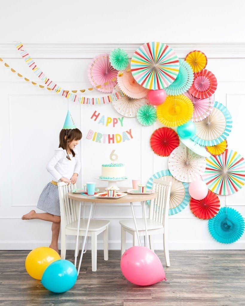 Yay & Pom Pom<br> Mini Banner - Sweet Maries Party Shop