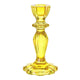 Yellow Glass <br> Candle Holder - Sweet Maries Party Shop
